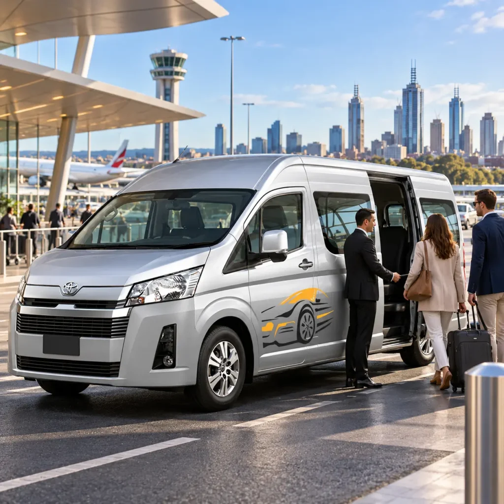 Transfer Melbourne Airport to city with Maxi Cab Service