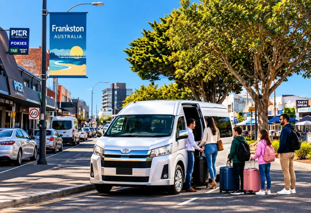 Frankston Maxi Cab Service with a spacious maxi taxi van for family and group transfers in Frankston, Melbourne.